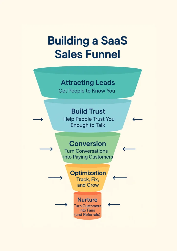 Building a SaaS sales funnel
